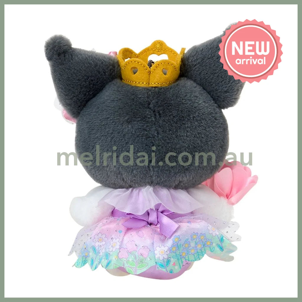 SANRIO | Kuromi Plush Keychain Mascot Holder Bag Charm W11 x H15 x D7.5 cm (Everyone Is The Star! Doki Doki Design)