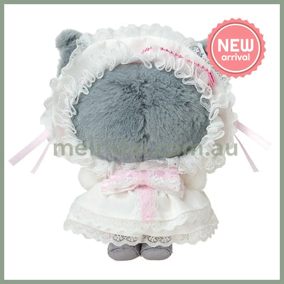 SANRIO | Kuromi Plush Mascot Holder Keychain Bag Charm 125×80×150mm (White Frill Design)
