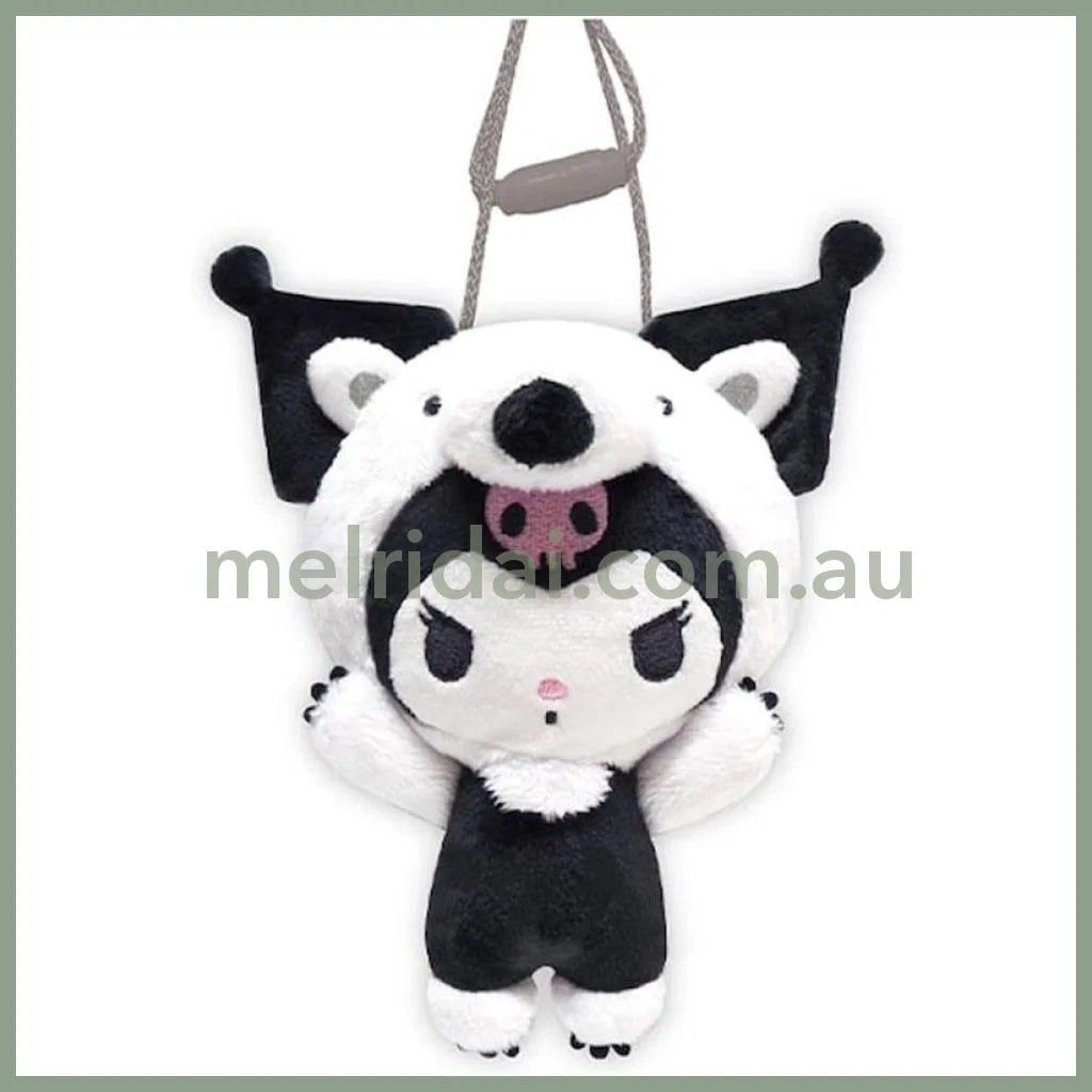 SANRIO | Kuromi Plush Neck Pouch 128x200x70mm (Cheers Banzai Series)