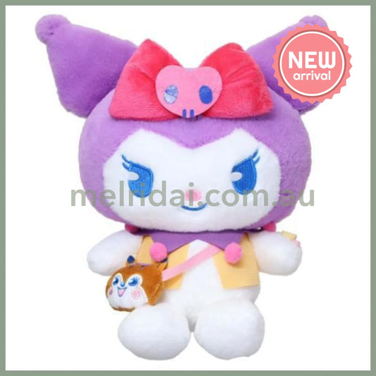 SANRIO | Kuromi Plush Toy Plush Doll S 240×195×130mm (Retro Japanese Candy Kuppy Ramune)