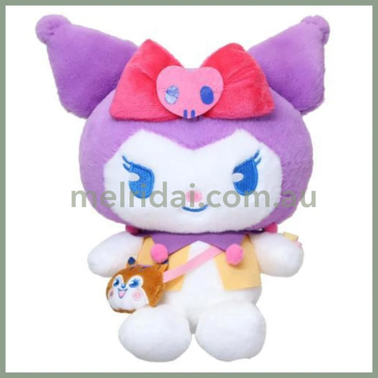 SANRIO | Kuromi Plush Toy Plush Doll S 240×195×130mm (Retro Japanese Candy Kuppy Ramune)