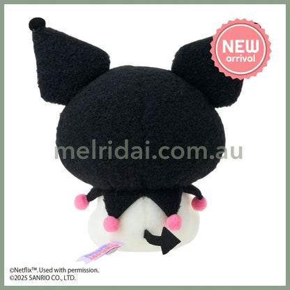 SANRIO | Kuromi Plush Toy Plush Doll W22 x H11 x D23 cm (Netflix My Melody & Kuromi)