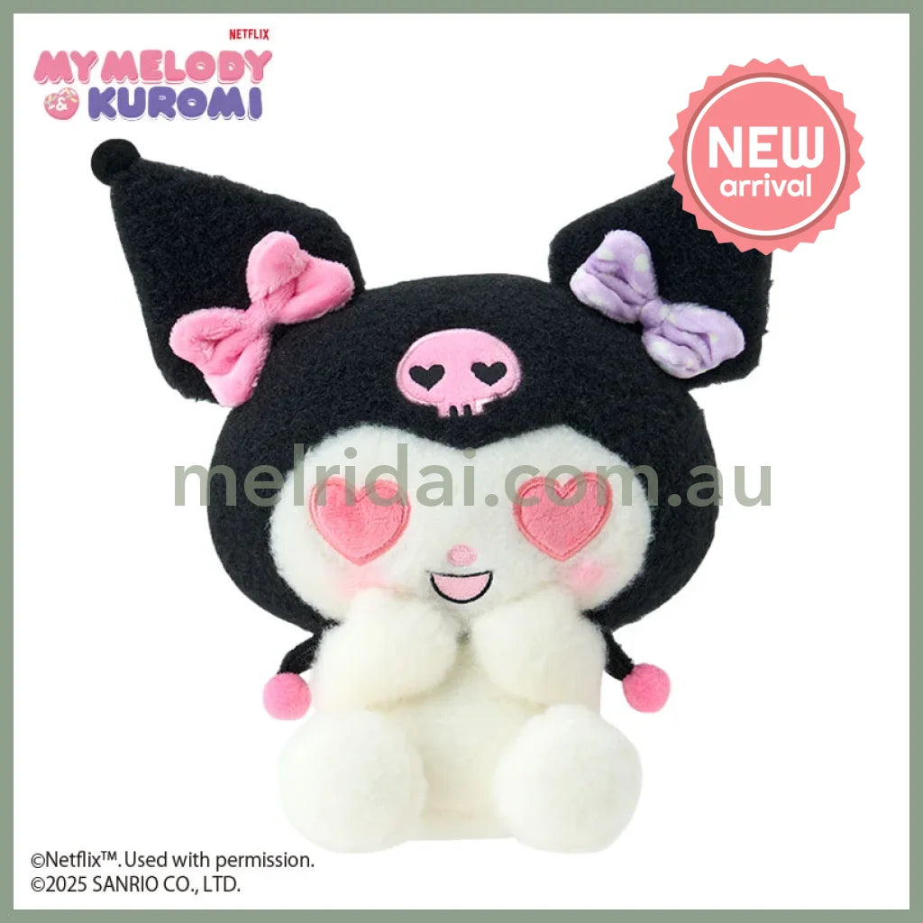 SANRIO | Kuromi Plush Toy Plush Doll W22 x H11 x D23 cm (Netflix My Melody & Kuromi)