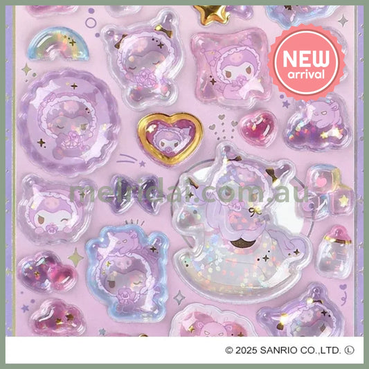 SANRIO | Kuromi Pop Seal Hologram 3D Sticker 200×95×7mm (Baby)