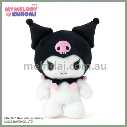 SANRIO | Kuromi Posable Plush Toy Plush Doll W16 x H20 x D8.5 cm (Netflix My Melody & Kuromi)