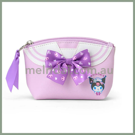 SANRIO | Kuromi Pouch 17.7 x 17.1 x 6.0cm (Sailor Collar)
