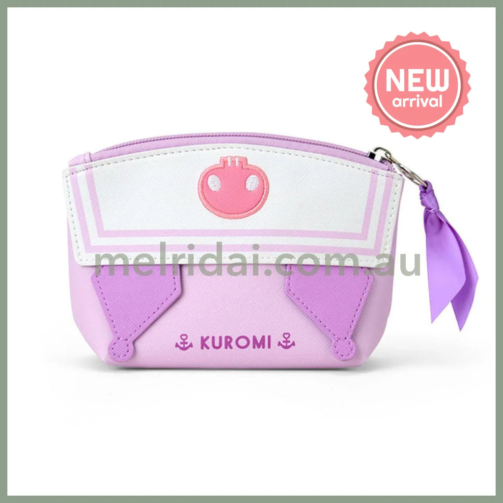 SANRIO | Kuromi Pouch 17.7 x 17.1 x 6.0cm (Sailor Collar)