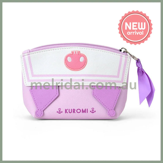 SANRIO | Kuromi Pouch 17.7 x 17.1 x 6.0cm (Sailor Collar)