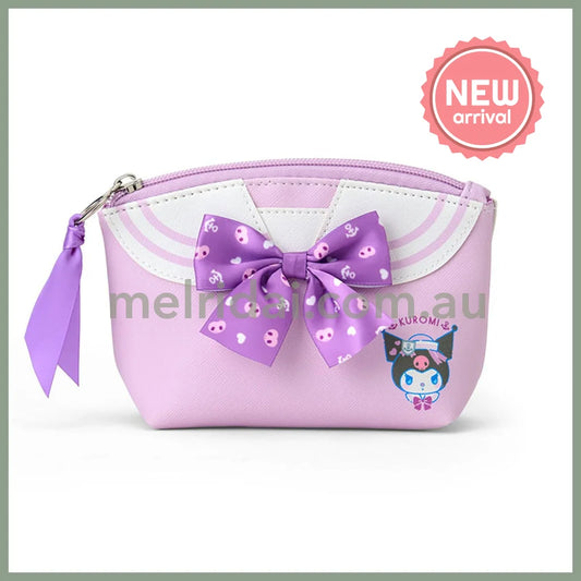 SANRIO | Kuromi Pouch 17.7 x 17.1 x 6.0cm (Sailor Collar)