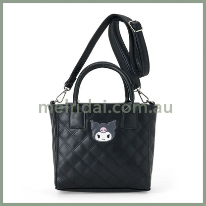 Sanrio | Kuromi Quilted 2-Way Mini Tote Bag Handbag Crossbody 20×8×18Cm
