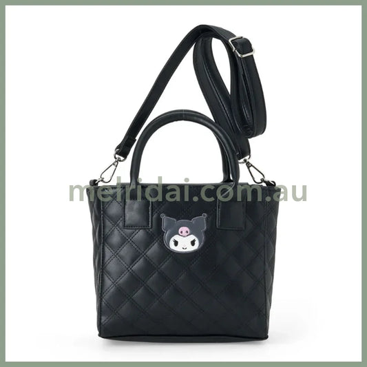Sanrio | Kuromi Quilted 2-Way Mini Tote Bag Handbag Crossbody 20×8×18Cm