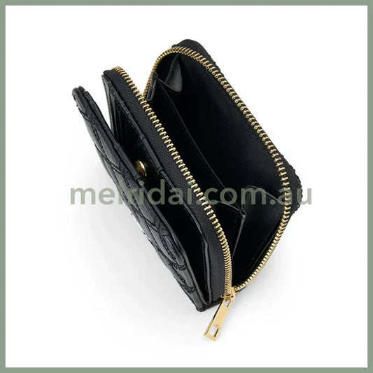 Sanrio | Kuromi Quilting Bi-Fold Wallet W11×D2.5×H9.5Cm