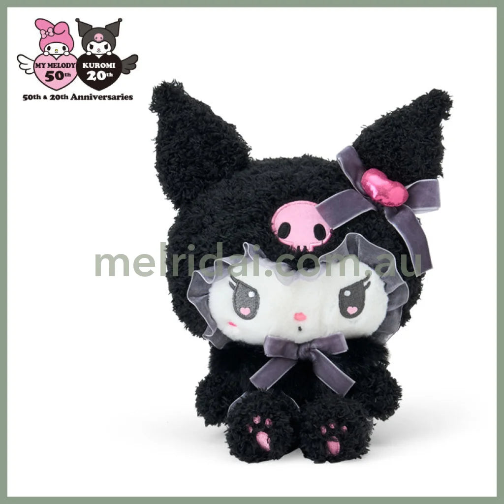 SANRIO | Kuromi Rabbit Plush Toy Plush Doll 16×10×25cm (Melousa Romiusa)