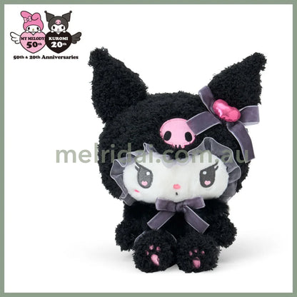 SANRIO | Kuromi Rabbit Plush Toy Plush Doll 16×10×25cm (Melousa Romiusa)