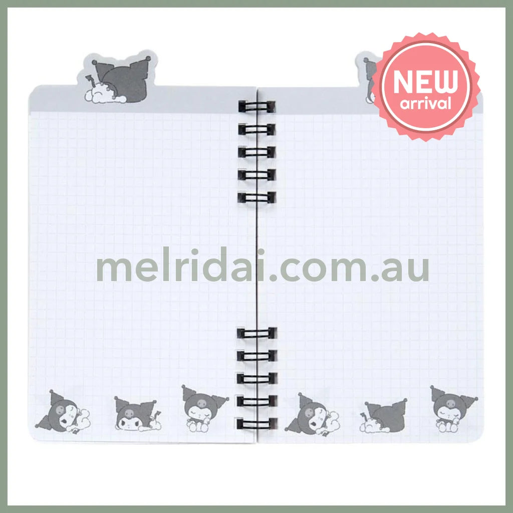 SANRIO | Kuromi Ring Notebook 60 sheets 95×12×160mm