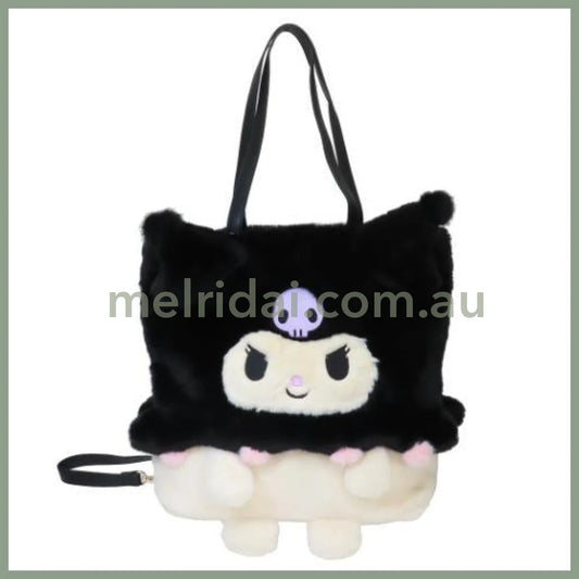 SANRIO | Kuromi Rootote 2way Tall Backpack & Tote Bag 400×360×110mm (Fluffy Cryptid)