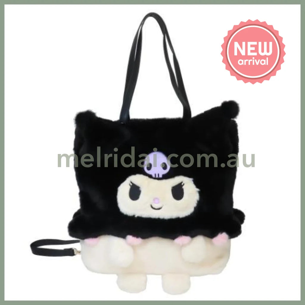 SANRIO | Kuromi Rootote 2way Tall Backpack & Tote Bag 400×360×110mm (Fluffy Cryptid)