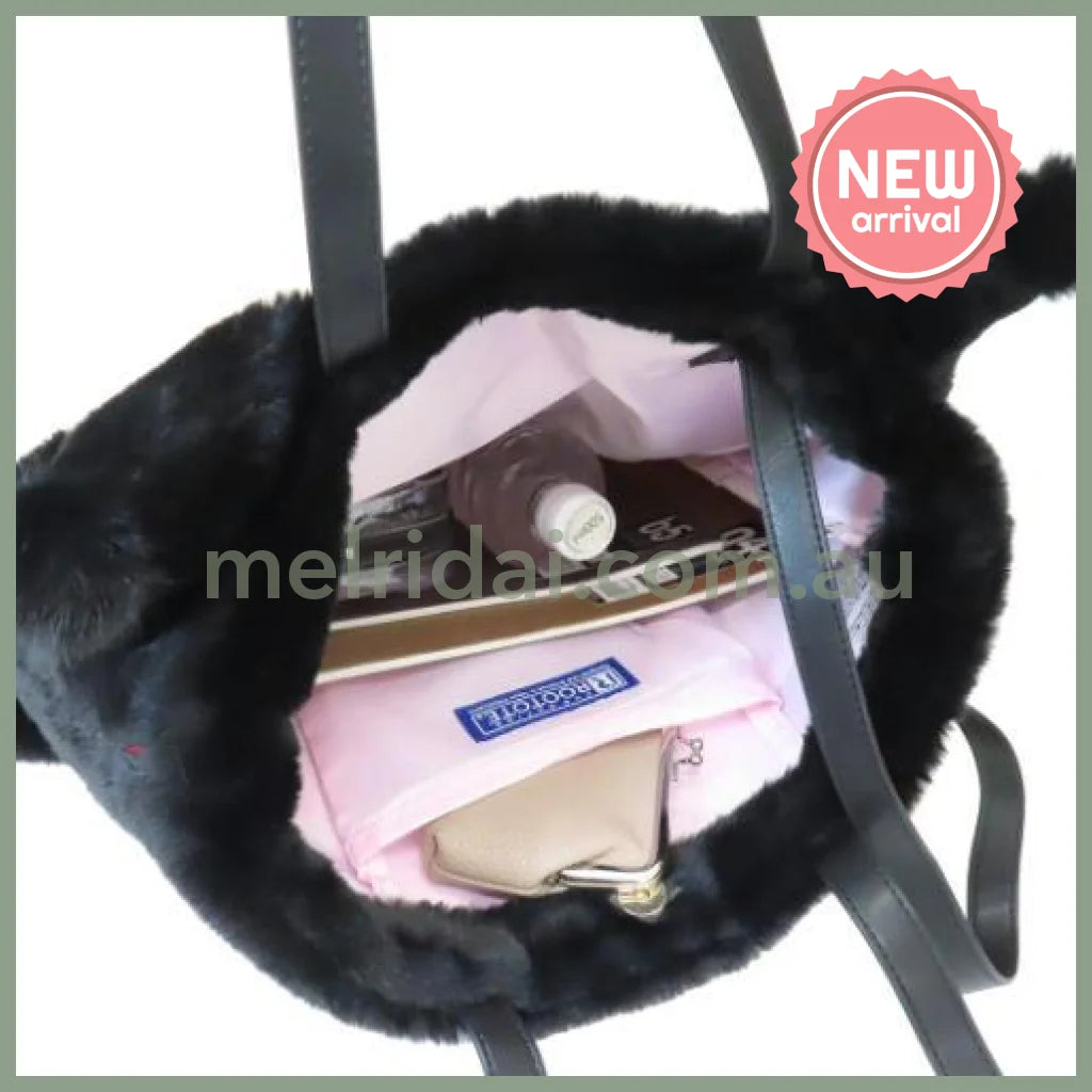 SANRIO | Kuromi Rootote 2way Tall Backpack & Tote Bag 400×360×110mm (Fluffy Cryptid)