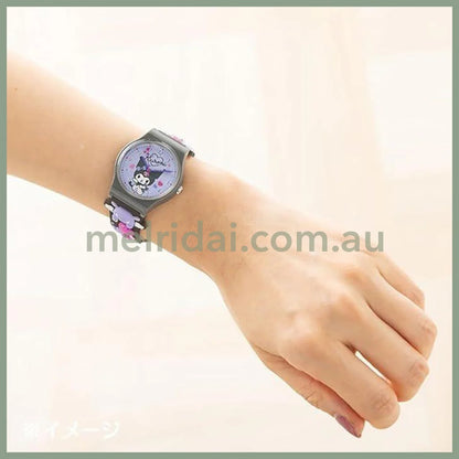SANRIO | Kuromi Rubber Watch 33×10×40mm