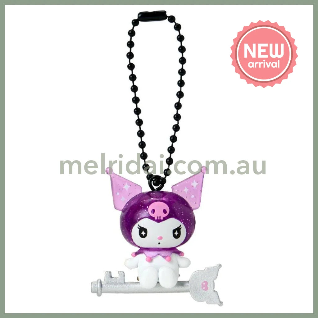 SANRIO | Kuromi Secret Mascot Keychain Blind Box 50×35×50mm (Kuromi’s Special Key 20th Anniversary Dress)