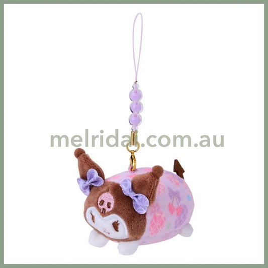 SANRIO | Kuromi Smartphone Strap Plush Mascot 7.5 x 5.3 x 4.7cm (Nagomi Pastel)
