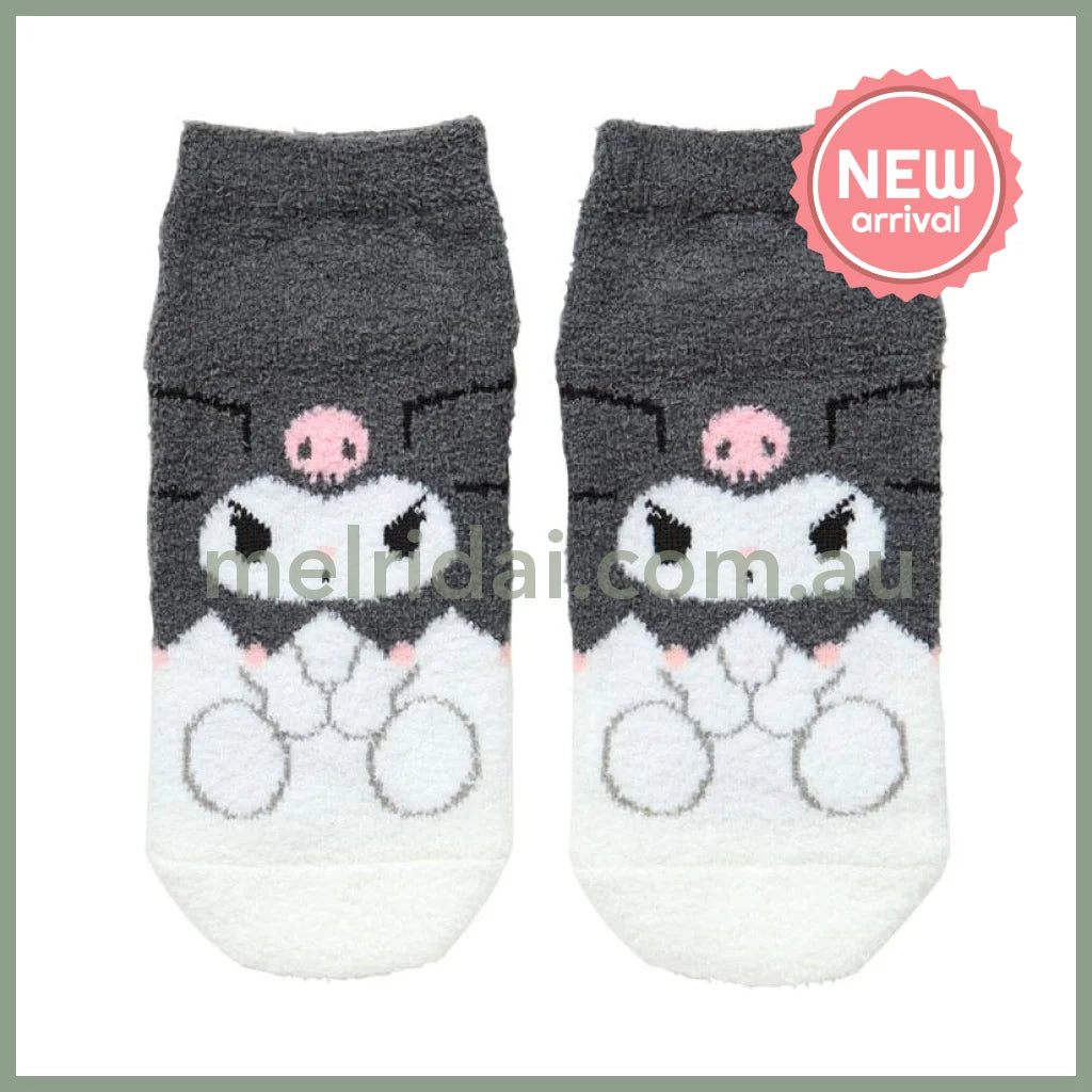 SANRIO | Kuromi Socks Mokomoko Fluffy 23-25cm