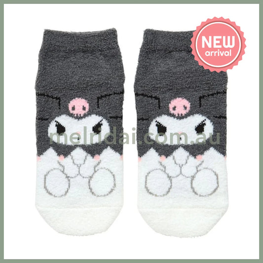 SANRIO | Kuromi Socks Mokomoko Fluffy 23-25cm
