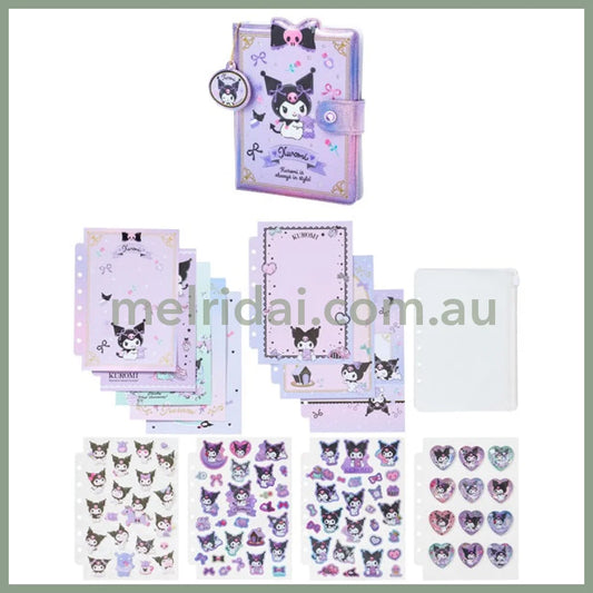 Sanrio | Kuromi Sparkling Stickers & Sticker Notebook 15×3.5×20Cm