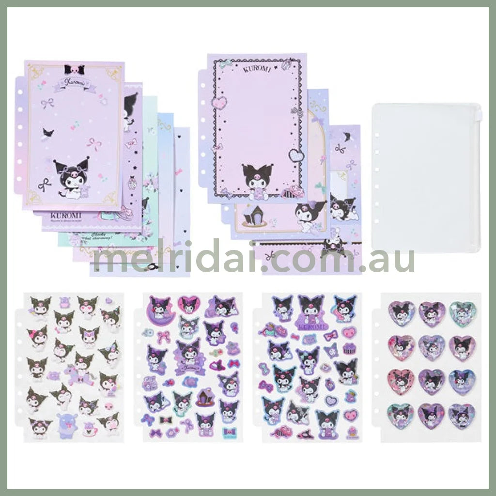 Sanrio | Kuromi Sparkling Stickers & Sticker Notebook 15×3.5×20Cm