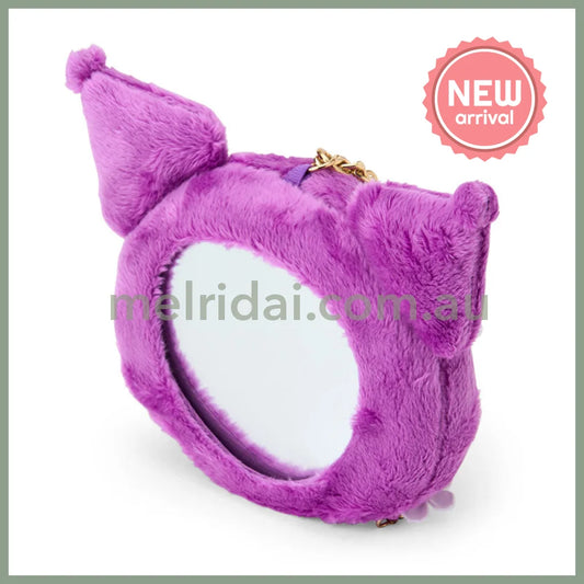 SANRIO | Kuromi Tanned Plush Keychain Mirror Mascot Charm 19×5×9cm (Endless Summer Vacation / Coconut Vacation