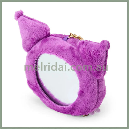SANRIO | Kuromi Tanned Plush Keychain Mirror Mascot Charm 19×5×9cm (Endless Summer Vacation / Coconut Vacation