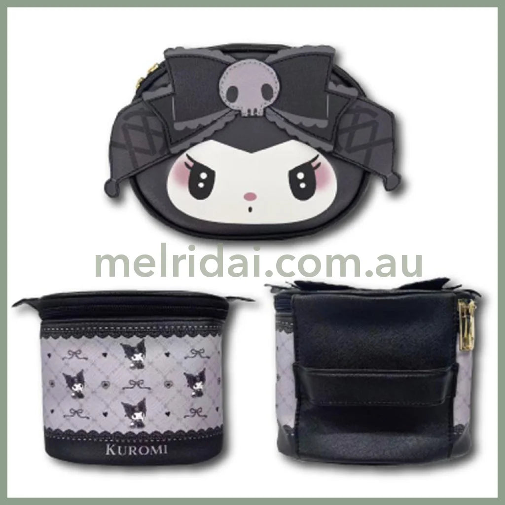 SANRIO | Kuromi Vanity Pouch 130 x 160 x 125mm (Meroclo)
