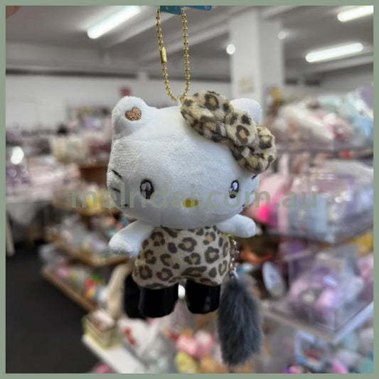 SANRIO | Leopard Hello Kitty Mascot Holder / Plush Keychain / Bag Charm (Pop up Store Limited)