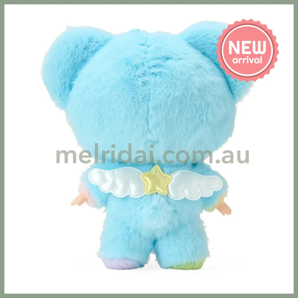 SANRIO | Little Twin Stars Kiki Fine Face Puff Bear Costume Mascot Holder Bag Charm Keychain 130×80×160mm (Starry Sky