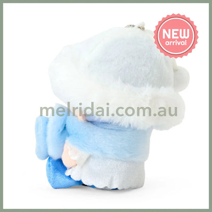 SANRIO | Little Twin Stars Kiki Plush Mascot Keychain Bag Charm 115×85×130mm (Sparkling Winter)