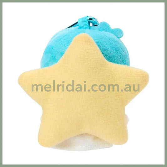SANRIO | Little Twin Stars - Kiki Plush Mini Mascot Holder with Heart Carabiner Bag Charm 6×4×10cm