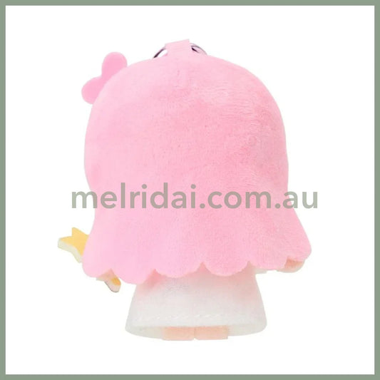 SANRIO | Little Twin Stars - Lala Plush Mini Mascot Holder with Heart Carabiner Bag Charm 6×4×10cm
