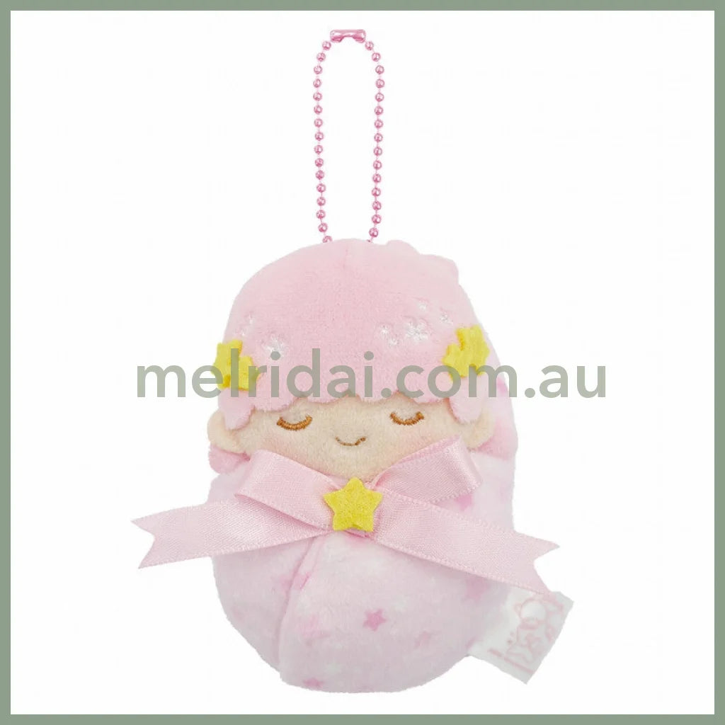 SANRIO | Little Twin Stars Lala Swaddle Plush Keychain Bag Charm 63 x 95 x 45 mm (50th Anniversary)