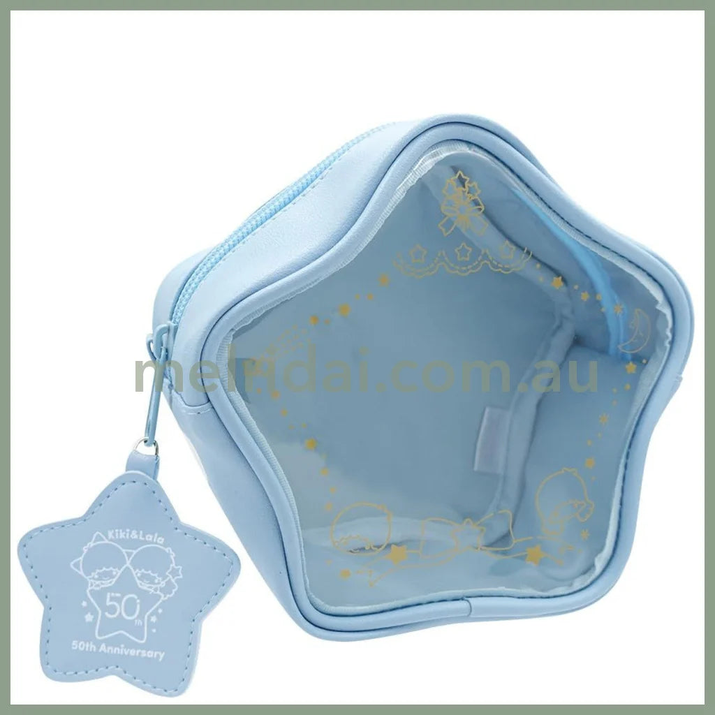 SANRIO | Little Twin Stars Star-Shaped Pouch Display Pouch Blue 155×175×70mm (50th Anniversary)