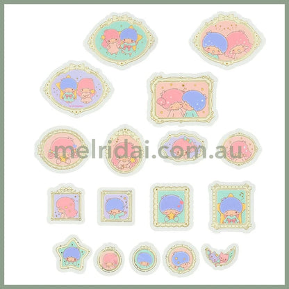 Sanrio | Little Twin Stars Sticker Set 15 X 12 3Cm (Frame Design)