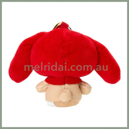 SANRIO | Littleforestfellow Plush Mini Mascot Holder with Heart Carabiner Bag Charm 6×4×10cm