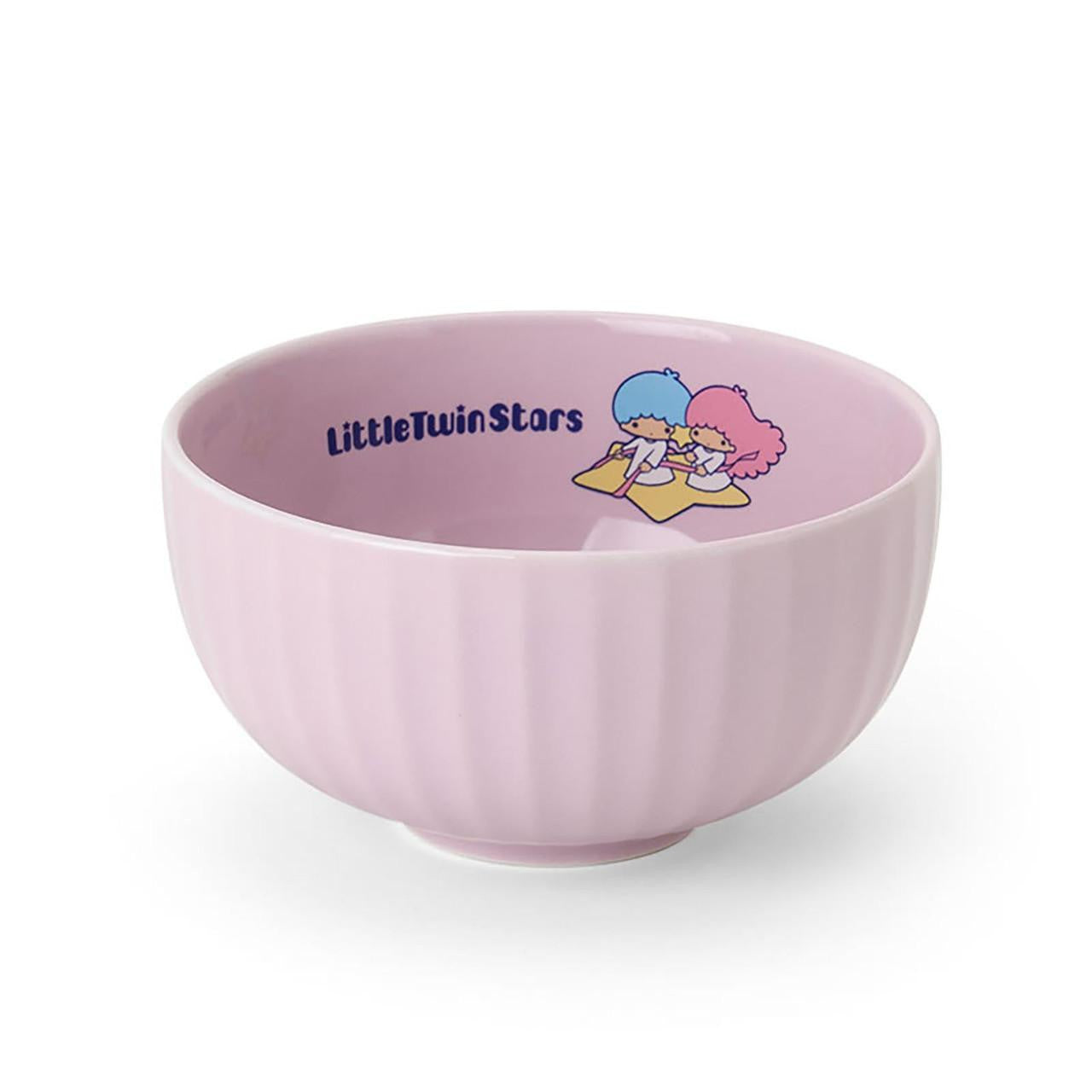 SANRIO | LittleTwinStars Ceramic Bowl Pink 14.1×13×7.1cm (New Life)