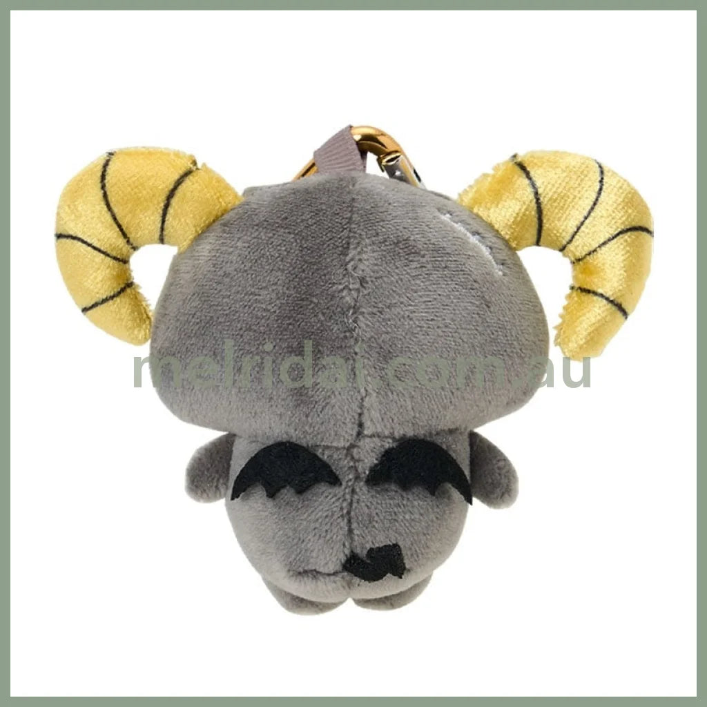 SANRIO | Lloromannic Berry Plush Mini Mascot Holder with Heart Carabiner Bag Charm 6×4×10cm