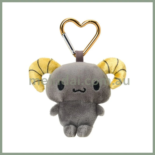 SANRIO | Lloromannic Berry Plush Mini Mascot Holder with Heart Carabiner Bag Charm 6×4×10cm