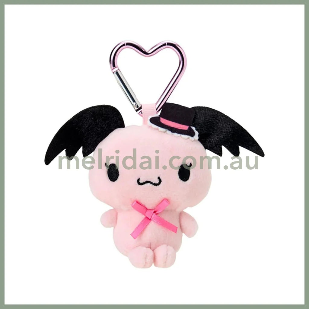 SANRIO | Lloromannic Cherry Plush Mini Mascot Holder with Heart Carabiner Bag Charm 6×4×10cm