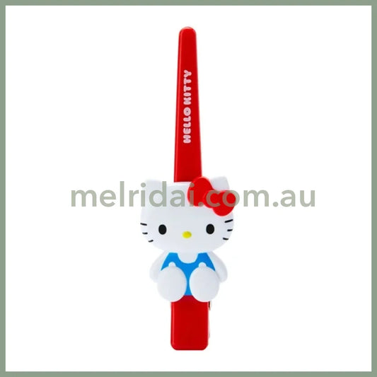 SANRIO | Long Hair Clip 3.2 × 2 × 12.5 cm (Hello Kitty)
