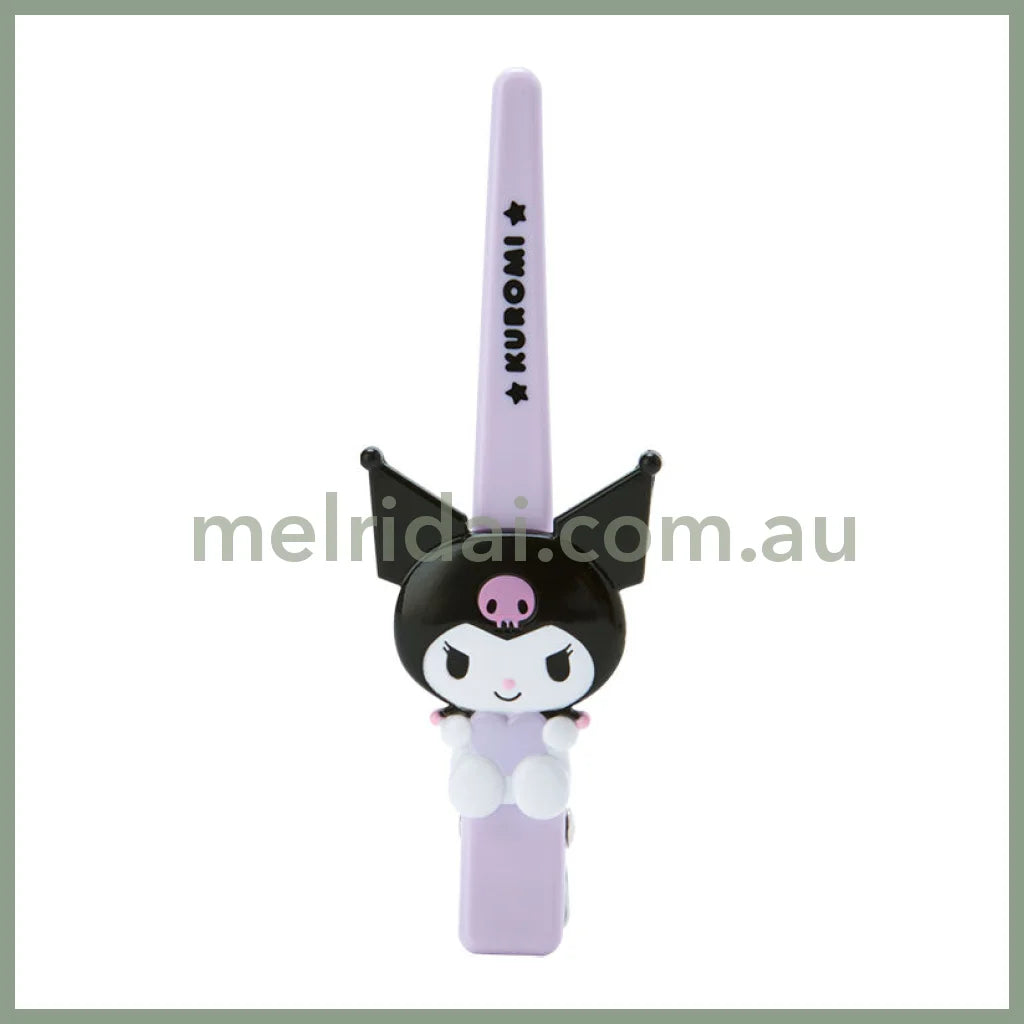 SANRIO | Long Hair Clip 3.2 × 2 × 12.5 cm (Kuromi)