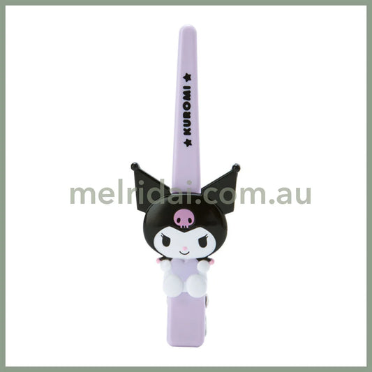 SANRIO | Long Hair Clip 3.2 × 2 × 12.5 cm (Kuromi)