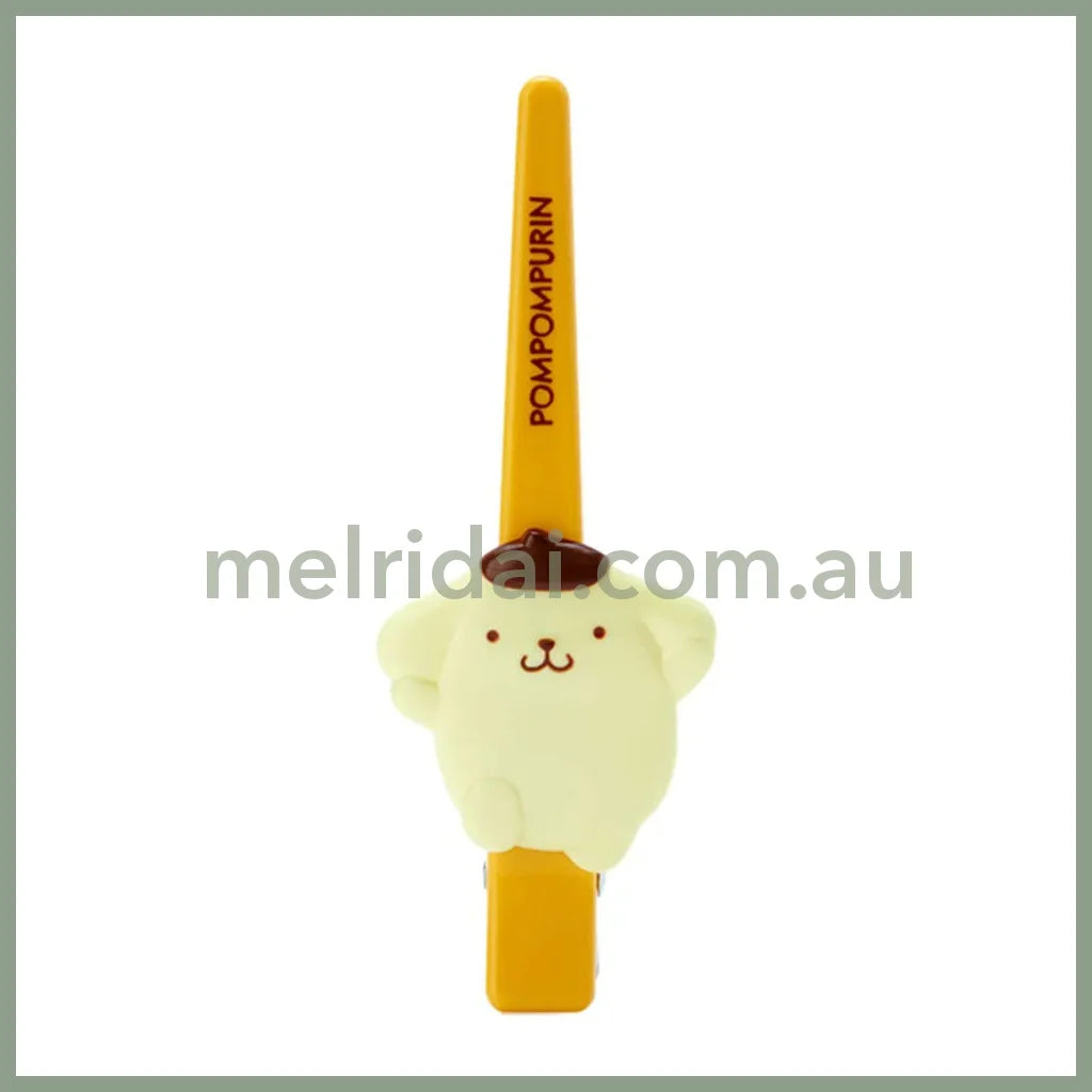 SANRIO | Long Hair Clip 3.2 × 2 × 12.5 cm (Pom Pom Purin)
