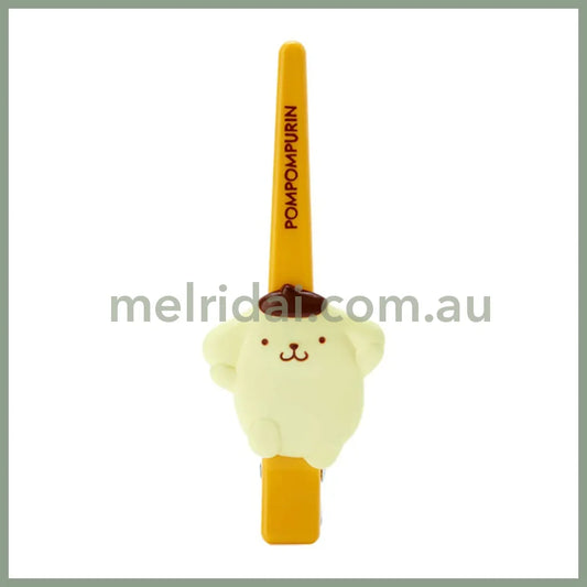 SANRIO | Long Hair Clip 3.2 × 2 × 12.5 cm (Pom Pom Purin)